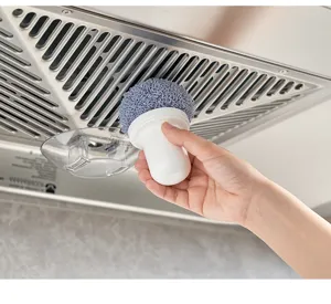 Gedetailleerd overzicht van vezelreinigingsborstel met ergonomische handgreep