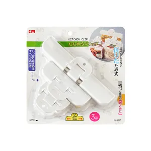 Japanischer Stil Lebensmittel Verschlussclips Kunststoff Feuchtigkeitsbeständige Beutelklemmen Küchen Aufbewahrungs Clips Für Snacks