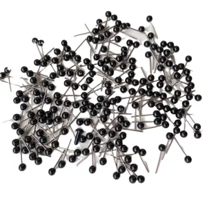 4mm black straight pin doll eyes for handmade crochet plush toys crafts accessories