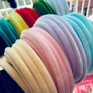 10mm fluffy chenille stems colorful pipe cleaners for DIY craft flower bouquet making supplies
