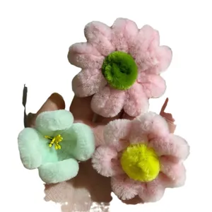 DIY pipe cleaner fluffy flowers handmade chenille stems bouquet material craft supplies set