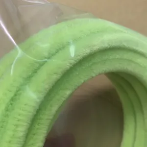 Light green fluffy pipe cleaners DIY craft fuzzy sticks 10mm thick for handmade floral art