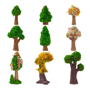 Miniatur Harz Bäume Modell Landschaft DIY Garten Mikro Landschaftsbau Dekoration Zubehör