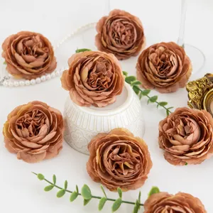 Artificial simulation peony flower 8cm silk flowers prop home party wedding decor
