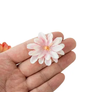 Testa di fiore artificiale peonia in seta DIY per decorazione di capelli Hanfu
