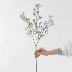 Artificial baby breath flower fake gypsophila bouquet home decor wedding floral art