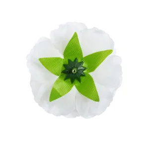 Artificial white peony flower head 8cm silk decorative flower for wedding party home decor