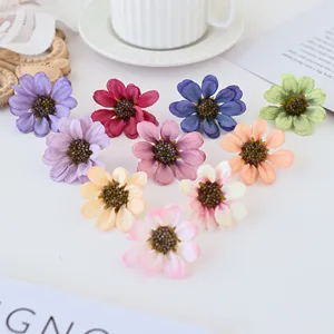 Künstliche Seide Gänseblümchen Blütenköpfe Kleine Falsche Blumen Für DIY Handwerk Haus Hochzeit Party Dekoration Zubehör