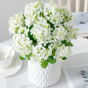 Bouquet di Fiori di Giacinto Artificiali 5 Teste Fiori di Seta Per Festa di Matrimonio Decorazione Della Casa Accessori Fotografici