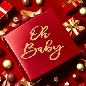 Lettere in legno Oh Baby dorate per oggetti di scena per fotografia e decorazione mur