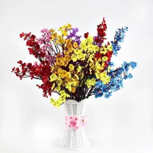 Artificial Baby's Breath Flower Bouquet Silk Simulation Plants For Wedding Party Home Decor Window Floral Arrangement