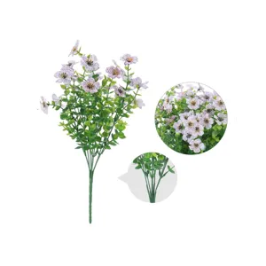 Artificial cosmos flower bouquet fake daisy floral arrangement for home wedding decor detail view