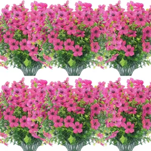 Artificial pink daisy flower bouquets fake silk flowers wholesale for home decor