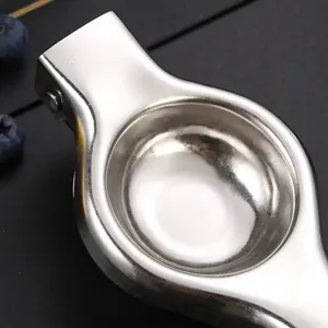 Stainless steel manual lemon squeezer kitchen hand juicer fruit press tool durable main view