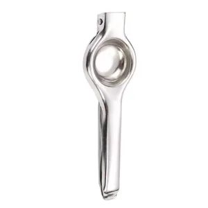 Stainless steel manual lemon squeezer kitchen tool heavy duty metal citrus press juicer