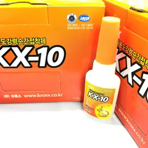 KX-10 fast-acting super glue for jewelry and leather repair in 20g precise nozzle bottle