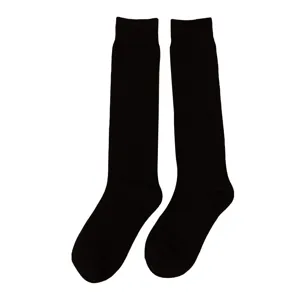 Women Solid Color Long Calf Socks Soft Breathable Cotton Over The Knee Warm Winter Hosiery Daily Casual Socks