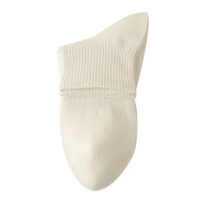 Chaussettes Montantes Décontractées pour Hommes en Pur Coton Respirantes Couleur Unie Anti-Transpiration Confort Quotidien