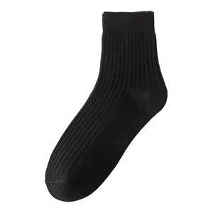 Men's Cotton Socks Casual Solid Color Short Mid Long Tube Comfortable Breathable Absorbent Anti-Odor Socks