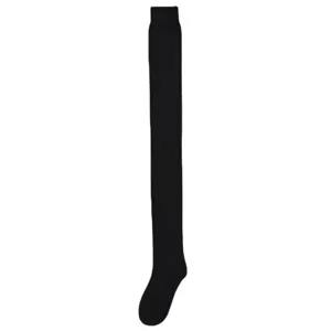 Calcetines Altos Gruesos de Algodón por Encima de la Rodilla Color Sólido Calcetines Largos Cálidos para Mujer Ropa Casual de Invierno