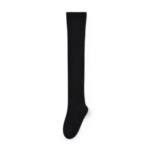 Calcetines Por Encima De La Rodilla De Mujer Puro Algodón Malla Transpirable Adelgazante Tubo Alto Antideslizante Medias Largas Estilo JK