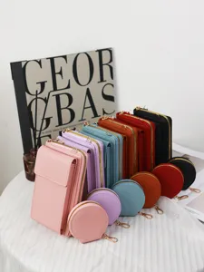 Multi-functional 2-in-1 crossbody phone bag with coin purse available in multiple colors