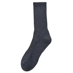 Herren Verdickte Frotteeboden Baumwolle Wadenlange Socken Einfarbig Schweißabsorbierend Geruchshemmend Handgenäht Winter Thermosocken