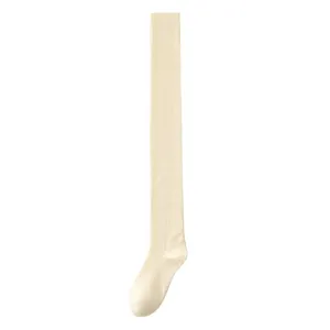 Women Cashmere Over The Knee High Socks Winter Warm Long Thigh High Stockings Anti Slip Solid Color Overknee Socks