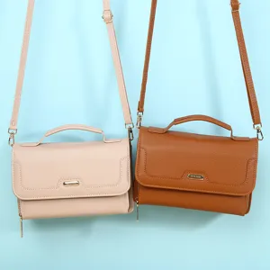 Women Handbag PU Leather Crossbody Bag Top Handle Commute Minimalist Korean Style Shoulder Bag Casual Small Tote Bag
