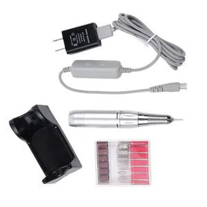 Professionelles tragbares elektrisches Nagelbohrer-Set mit USB-Kabel und Schleifaufsätzen