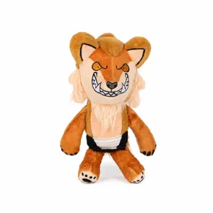 Cartoon Wolf Plüschtier Weiches Stofftier Puppe Für Kinderzimmer Deko Geburtstag Geschenk Unisex Alltag Plüschkissen Begleitung