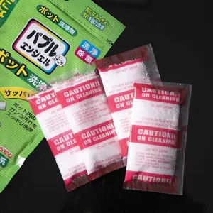 Food-grade tea scale remover descaler powder packets for teacups and kettle cleaning