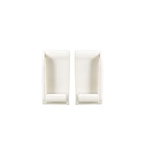 Porta rotolo di carta magnetico bianco minimalista per frigorifero e parete da cucina