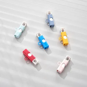 Clip di chiusura colorate in plastica per sacchetti alimentari in sei colori vivaci