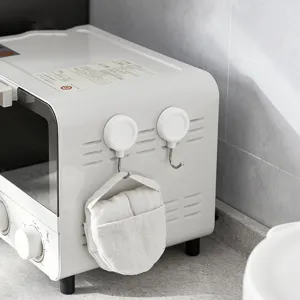 Ganci Magnetici Moderni Minimalisti Appendiabiti Magnetici Forti per Frigorifero Cappa Cucina Organizzazione della Casa Bianco