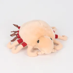 Farce Drôle Simulation Biologique Morpion Jouet en Peluche Douce Poupée Rembourrée Cadeau Créatif Ornement Peluches