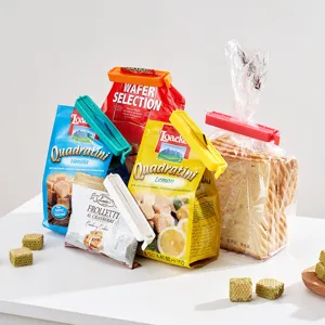 Japanisches Lebensmittelbeutel Verschlussclip-Set Weißer Kunststoff Frischhalte Snackbeutel-Clips Für Die Küche Tee Milchpulver Aufbewahrung