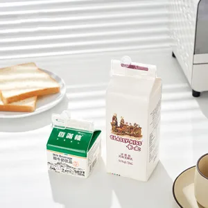 Transparante plastic sluitclips voor melk- en drankpakken om dranken vers te houden