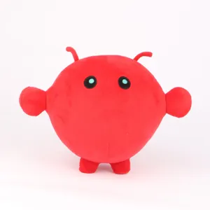 Giocattolo di Peluche a Forma di Aragosta Rossa Bambola di Peluche Corta Morbida per Ufficio Decorazione Scrivania Regali Uomo Donna