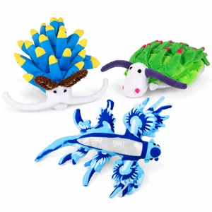 Peluche Créative Nudibranche Blue Dragon Animal Marin Mou Limace de Mer Poupée Rembourrée Pour Décoration Maison Cadeau