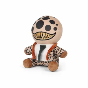 Vue détaillée de la peluche de jeu Demonology Biter avec un design de dents pointues