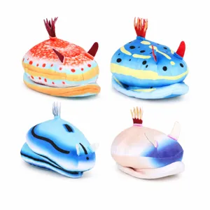 Simulation Meeresschnecke Plüschtier Realistisches Nudibranch Stofftier Meereslebewesen Weiches Kreatives Kissen Dekor