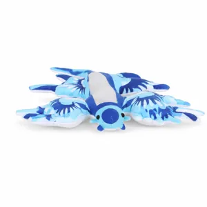 Vue détaillée d'une peluche créative de limace de mer Blue Dragon aux motifs bleus