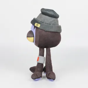Détail du profil latéral de la peluche Nebulor du dessin animé Run Monster Run