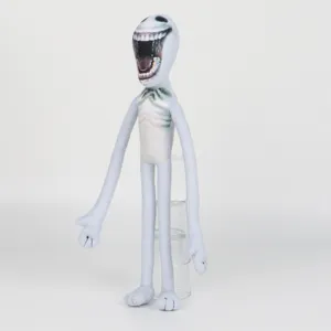 Peluche d'horreur Minecraft Verity avec de longs membres et un visage criant effrayant