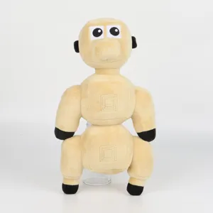 Soft yellow Voxel Robot Dog plush toy featuring a unique cubic pixel art design