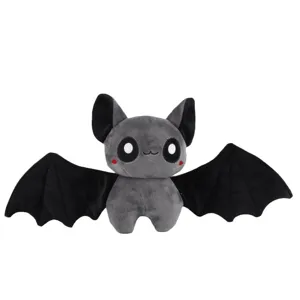 Schattige Halloween vleermuis knuffel in dark style voor decoratie en cadeau top