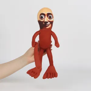 Peluche Sahur unico con un divertente volto umano per collezioni di regali stravaganti