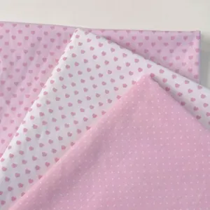 Korean Style Pink Heart Polka Dot Tablecloth Minimalist INS Style Cute Bedroom Desk Cloth Decorative Dust Cover