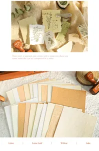 Momo texturiertes Tagebuchpapier Vintage Scrapbooking DIY dekoratives Hintergrundpapier.